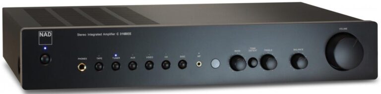 NAD AMPLIFICADOR C316 BEE V2 (PRETO)