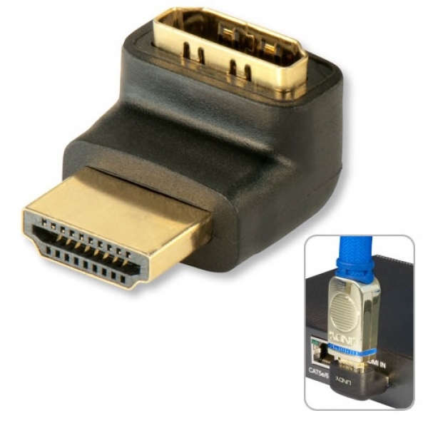 LINDY ADAPTADOR HDMI 90º PREMIUM (41086)