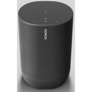 SONOS COLUNA PARA INTERIOR OU EXTERIOR  WIFI/APP SONOS/APPLE AIRPLAY 2/BLUETOOTH/ALEXA MOVE (BLACK)