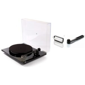 REGA GIRA-DISCOS PLANAR 1 PLUS (PRETO) + ESCOVA CLEA AC004 + ESCOVA DE AGULHA CLEA AC014