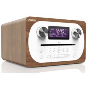 PURE RÁDIO FM/CD/BLUETOOTH EVOKE C-D4 (WALNUT)