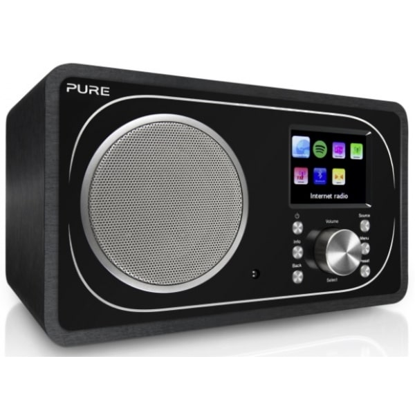 PURE RÁDIO FM/ INTERNET/BLUETOOTH EVOKE F3 (BLACK)