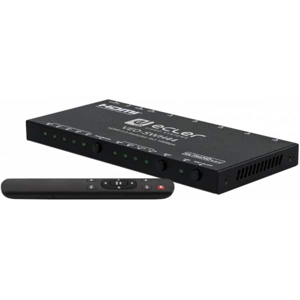 ECLER SWITCH HDMI 2.0 18G + ÁUDIO 4 ENRADAS  > 1 SAÍDA VEO-SWH44