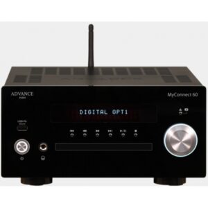 ADVANCE ACOUSTIC AMPLIFICADOR COM NETWORK PLAYER/FM TUNER/CD PLAYER/USB/BLUETOOTH MYCONNECT 60