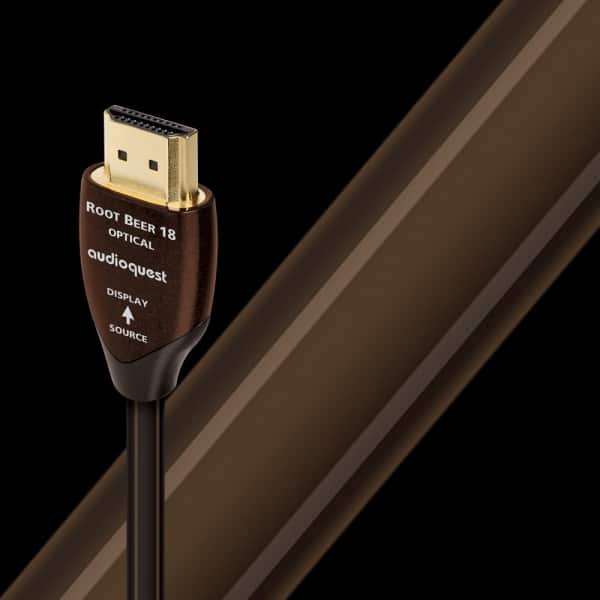 AUDIOQUEST CABO HDMI/HDMI ÓTICO 18GBPS 4K-8K ROOT BEER 18
