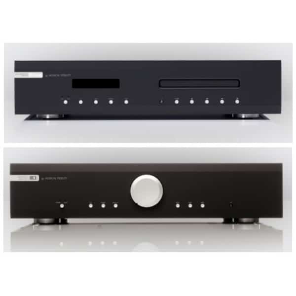 MUSICAL FIDELITY SISTEMA AMPLIFICADOR INTEGRADO M3SI (PRETO) + LEITOR DE ÁUDIO CD/DAC M3S CD (PRETO)