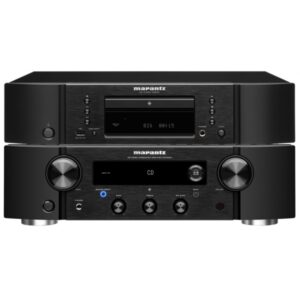 MARANTZ SISTEMA AMPLIFICADOR/BLUETOOTH/WI-FI/STREAMING PM7000N (PRETO) + LEITOR DE CDS E CD-R/RWS/DAC DE ALTA QUALIDADE AK4490 CD6007 (PRETO)