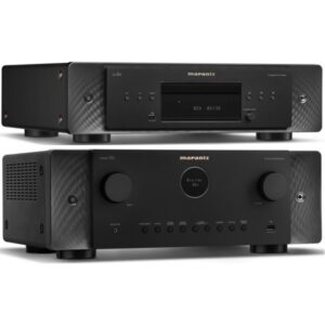 MARANTZ SISTEMA COM RECEIVER A/V 8K 7.2 CANAIS COM HEOS INTEGRADO CINEMA 60 (PRETO) + LEITOR DE CD DE ALTA QUALIDADE HDAM-SA2 CD 60 (PRETO)