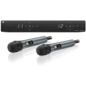 SENNHEISER 2 MICROFONES DE MÃO XS 1 SEM FIO XSW 1-825 DUAL-A