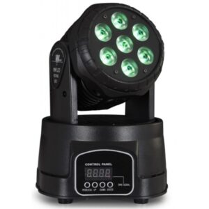 CABEÇA MóVEL LED DMX COM 7 LED RGBW  MOV-70L