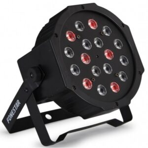 FOCO PAR DMX COM 18 LED RGB PAR-18L