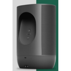 COLUNA PARA INTERIOR OU EXTERIOR  WIFI/APP SONOS/APPLE AIRPLAY 2/BLUETOOTH/ALEXA MOVE (BLACK)