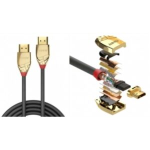 CABO HDMI - 15.0M GOLD LINE (37867)