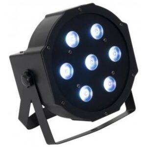 FOCO PAR LED DMX COM 7 LED RGBW   PAR-70L